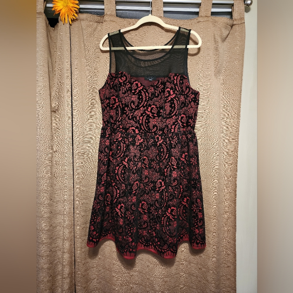 Very Sexy Black and Red Dress